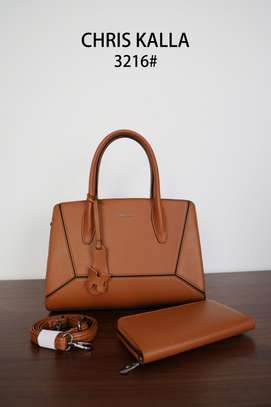 CHRISKALLA LADIES HANDBAGS  WITH A MATCHING PURSE image 3