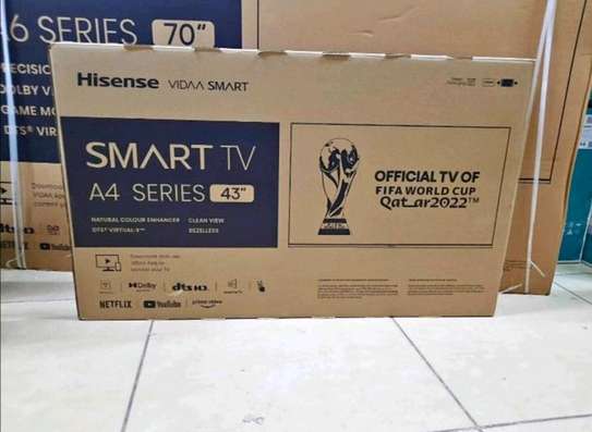 Hisense 43 A6G smart UHD 4K Frameless +Free TV Guard image 1