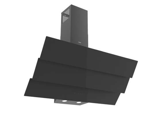 Mika Chimney Hood, Angled, Triple Glass, 90cm, Touch Control image 3