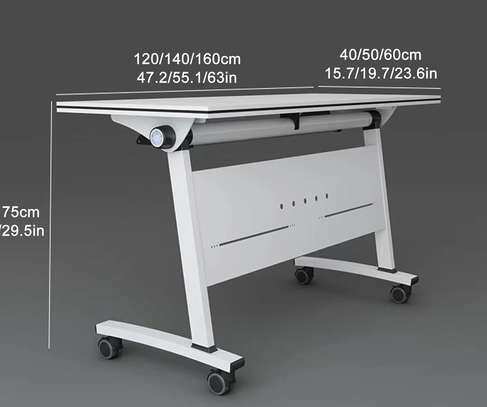 Office Table: Modern Foldable Mobile Office Table image 2