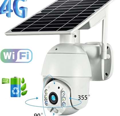 Solar powered cheap security camera 4g