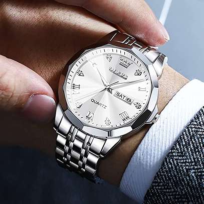 Oblong Wristwatch Crystal Quartz Watch image 2