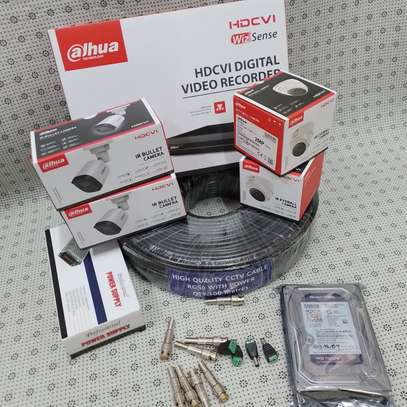 High Quality Dahua 2mp IR 4Kit CCTV Cameras image 2