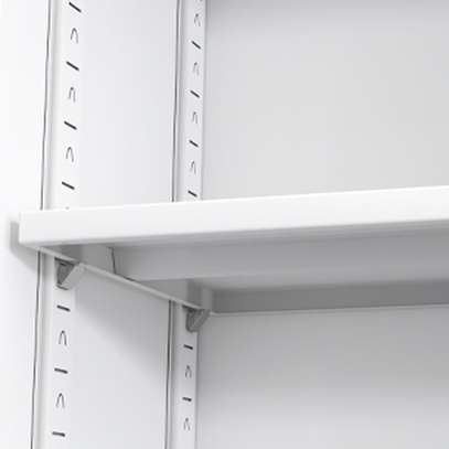 Office Cabinet: 2 Door Sleek Full Front Glass Cabinet image 4