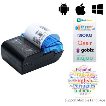 Thermal Wireless Receipt 58mm Bluetooth Mobile Printer image 1