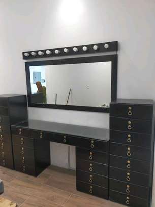 Chest of drawers long commercial vanity dresser image 2