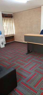 Carpet tiles. commercial carpet. image 1