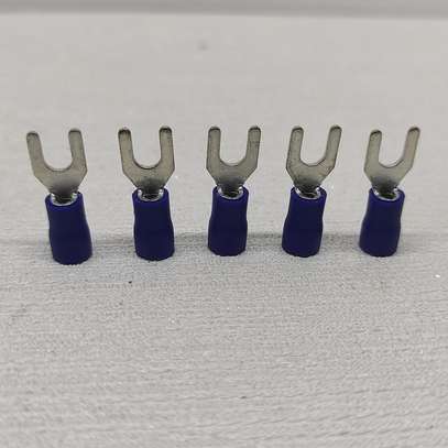 5pcs Spade Cable wire Connector 2mm blue image 1