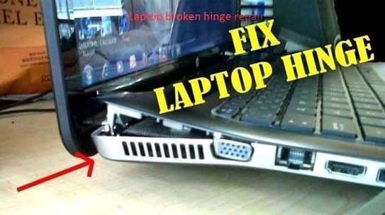 laptop hinges  + casing repair and Replacement image 1