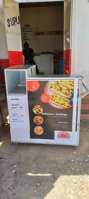 Fast food trolley/street food  trolley/hotdog trolley image 1
