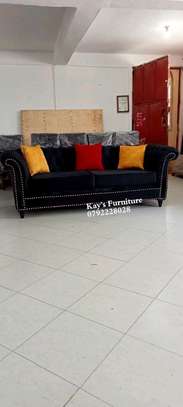 3 seater chesterfield sofa image 1