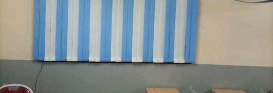 blue vertical blinds image 2