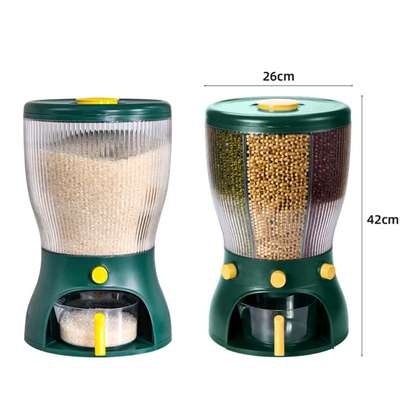 *Partitioned rotation cereal dispenser image 1