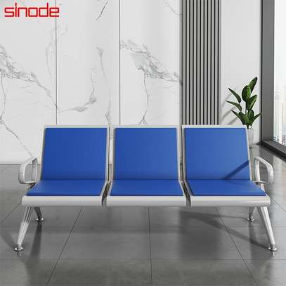 Customizable Stainless Steel Waiting Chair image 4