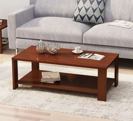 Solid Wood Rectangular Executive Office Coffee Table image 7