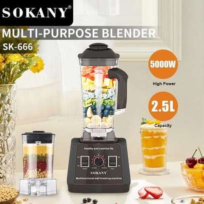 Sokany Heavy duty Multi-purpose  Blender With Grinder 5000W image 1