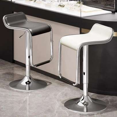 Multi-Levelled Swivel Office Leather Stool image 3