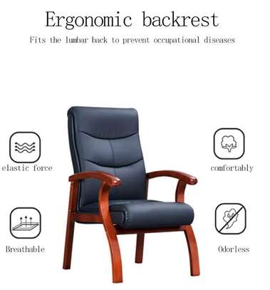 OFFICE CHAIR: Black High Density Office Chair image 3