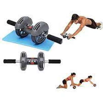 power stretch Abdominal Exercise Wheel Roller image 3