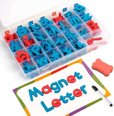 Magnetic Letters & Numbers Board for Spelling & Learning image 2
