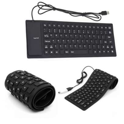 Flexible Foldable Computer Keyboard image 1