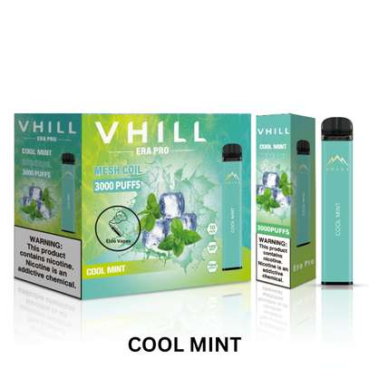 Vhill (Era Pro) 3000 Puffs Disposable Vape (Mint Tobacco) image 4