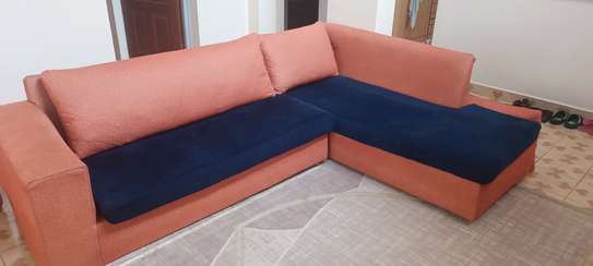 Sectional L Seat Sofa + Balcony Lounge bed image 2