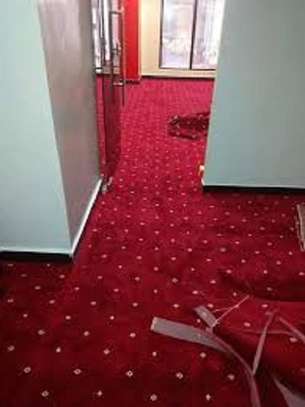 Red Executive Durable Office wall to wall Carpet image 3