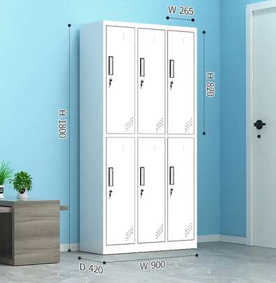 6-Door Office Storage Cabinet Locker image 9