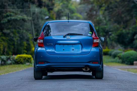 NISSAN NOTE, PURE-DRIVE,  2019 MODEL, BLUE, ALLOYS image 7