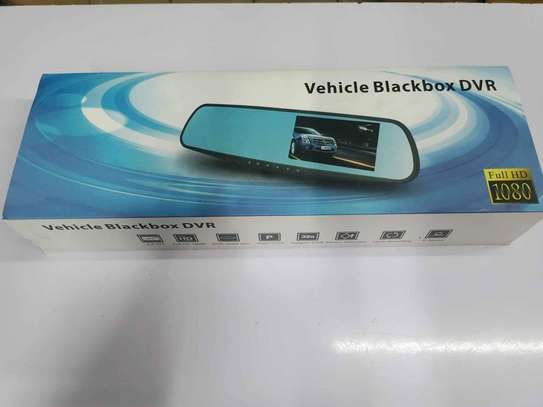 Vehicle Blackbox DVR Rear View Mirror Recorder 1080P image 1