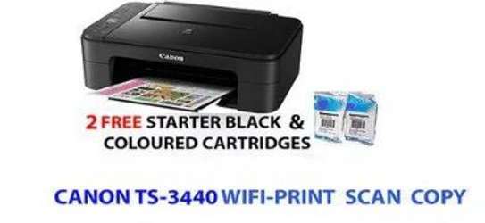 Canon pixma wireless printer ts-3440 print copy and scan. image 2