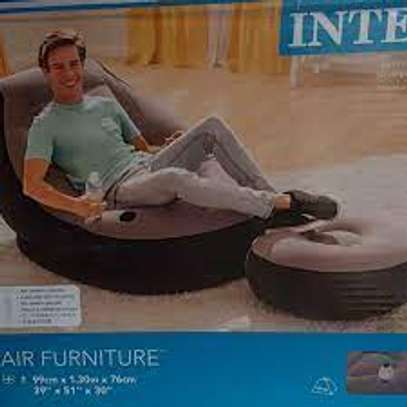 Intex Inflatable Chair With Foot Rest image 3