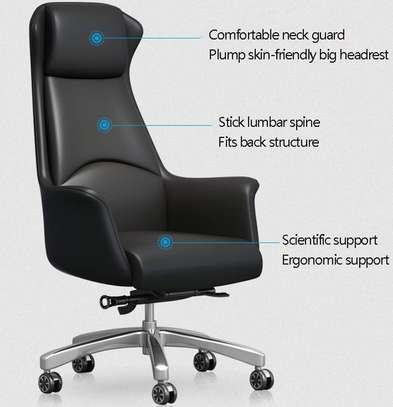 Office Chair: Upholstered Director's Office Chair image 5