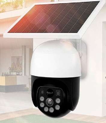 Smart Home/Business Simcard Solar PTZ CCTV Camera image 1