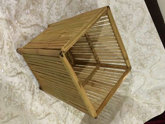 Bamboo Multipurpose Basket: Laundry, Toy Basket Medium size image 4