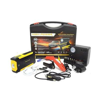 Car Battery Power Bank Jump Starter With Air Compressor image 1