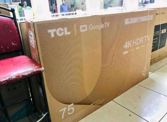 75 TCL Google Smart UHD Television Frameless - Quick Sale image 1