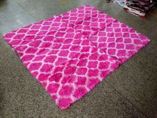 Quality fluffy pattern carpets size 5*8 image 3