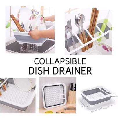 Silicon collapsible dish Drainer image 1