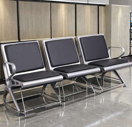 3 Seater Aluminum Strong Reception Waiting Bench image 11