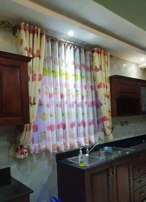 Beautiful latest kitchen curtain image 2