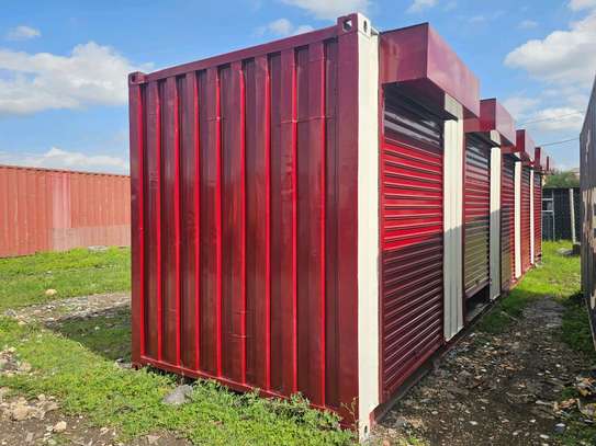 40ft container stalls with 5stalls and more designs image 7