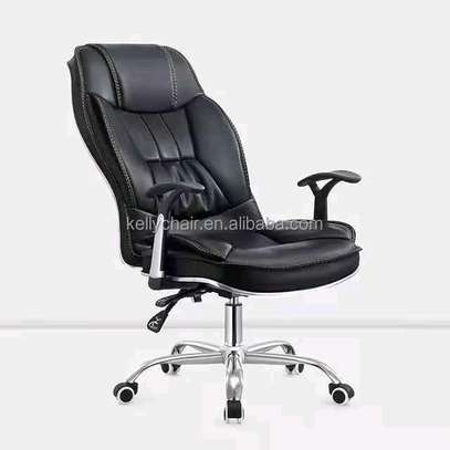 Office chair with a reclining back image 1
