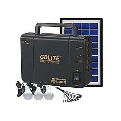 GDLITE GD 8006 - Solar lighting Domestic system -Solar Panel, LED lights and phone charging Kit image 3