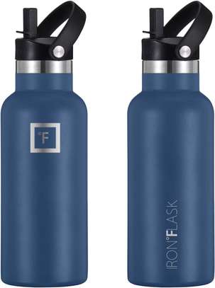 Stainless Steel Insulated Water Bottle with Straw image 1