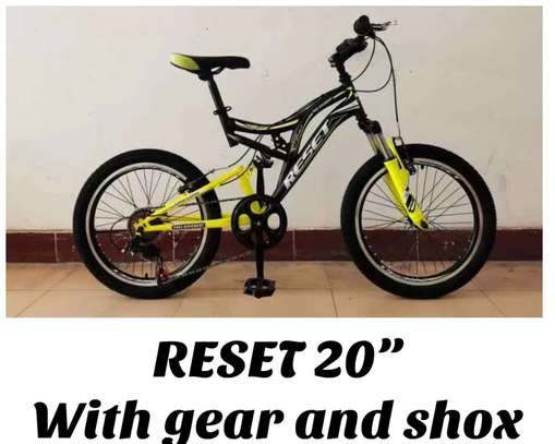 Reset MTB 20" Bike With Gear and Shox image 1