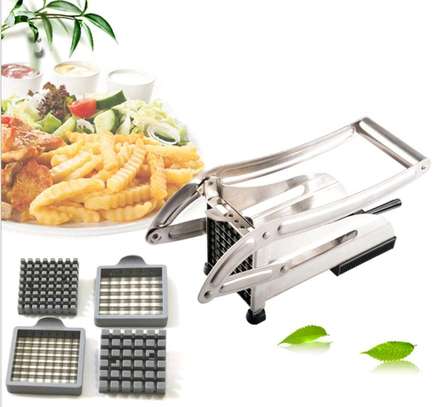 Heavy stainless steel duo option potato chipper image 1