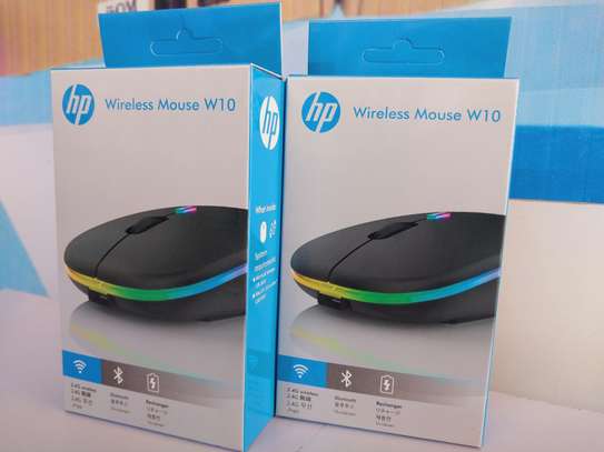 HP W10 LED WIRELESS MOUSE, RECHARGEABLE SILENT MOUSE 2.4G image 3