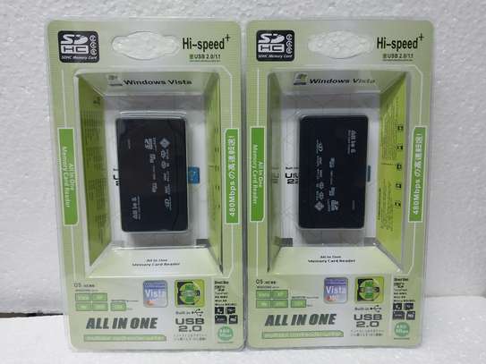 All In One Memory Card Reader USB 2.0 Hi-Speed+ 480mbps image 3